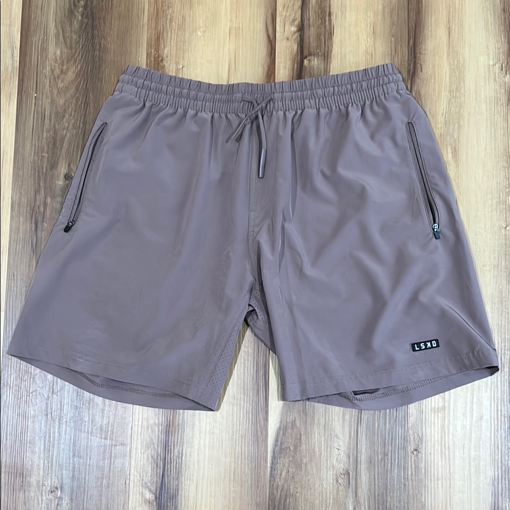 LSKD Rep Short 7” Linerless Brown Athletic Shorts